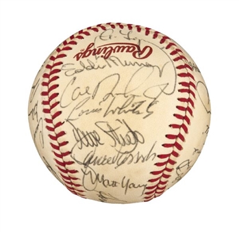 1983 American League All Star Team Signed Baseball 